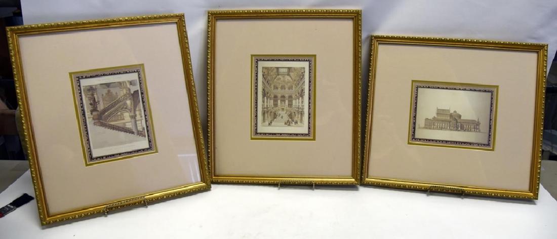 3 Gold Framed Le Nouvel Opera Prints (1 of 11)