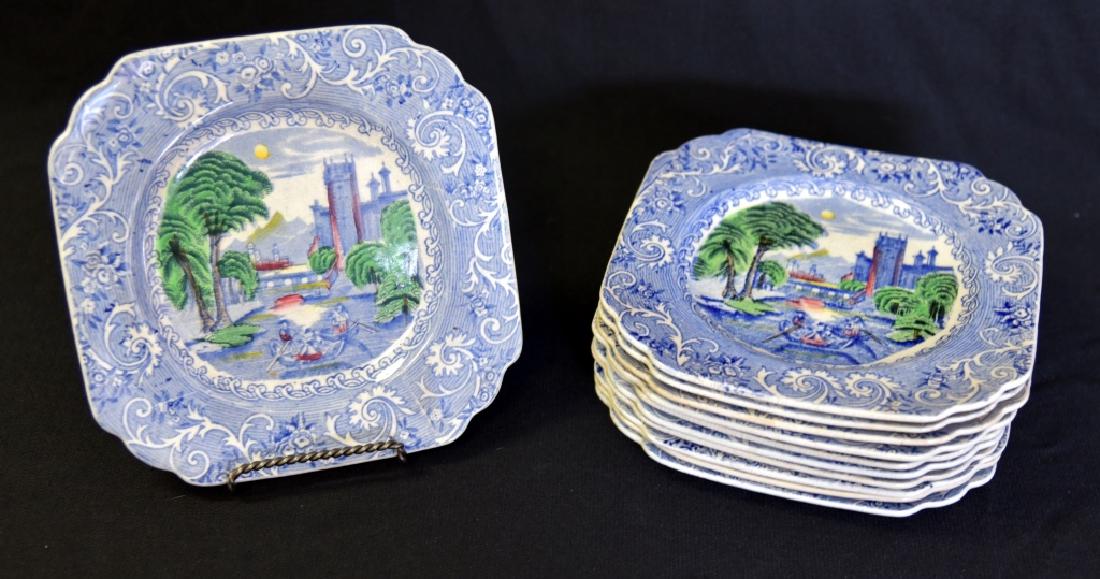 11 British Anchor Country Scene Plates (1 of 3)