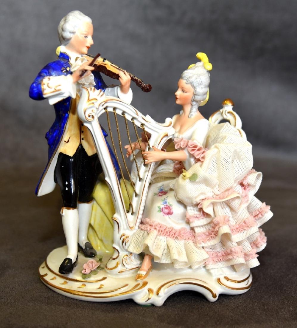 West Germany Figurine w/Musicians in Period Dress (1 of 5)