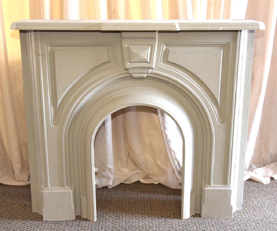 Vintage Metal Fireplace Surround (1 of 1)