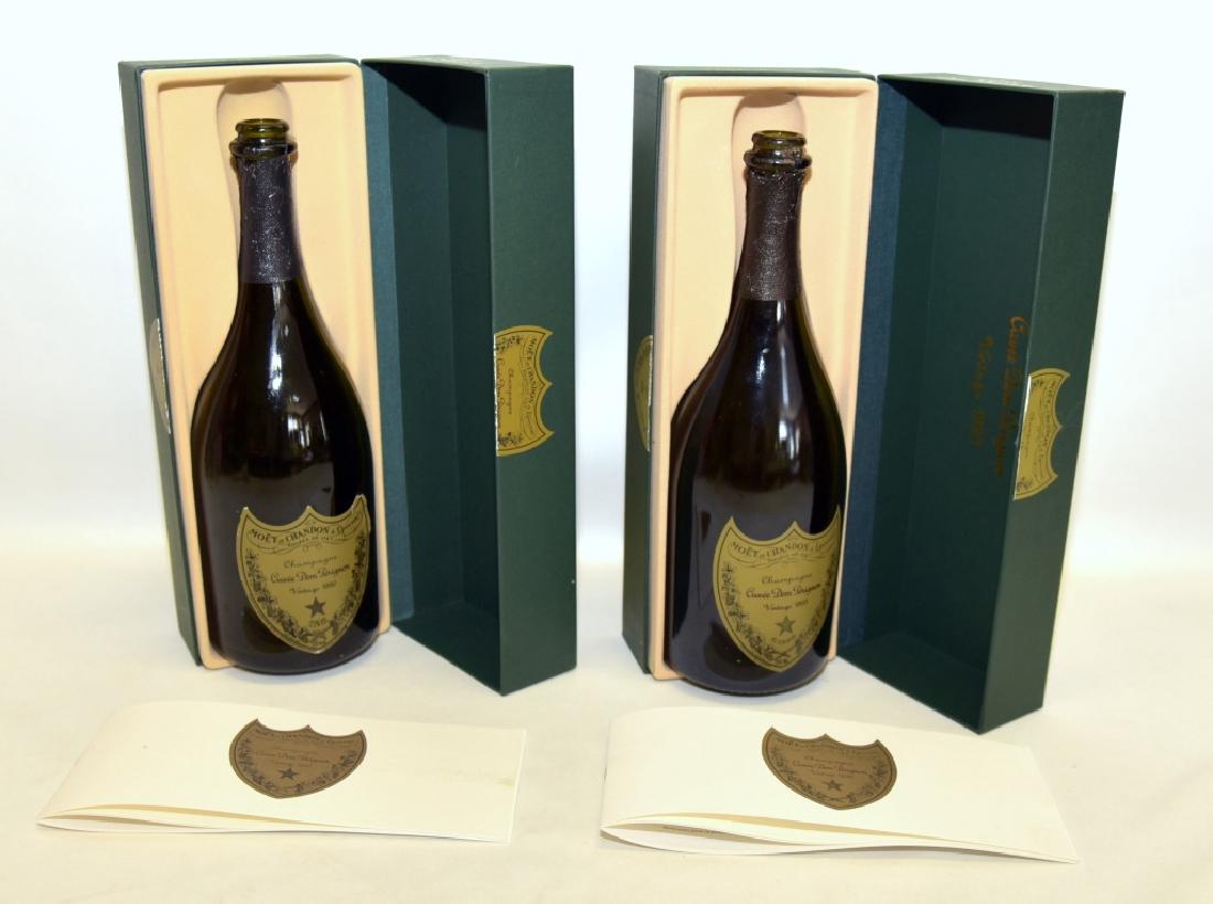 1990 & 1993 Cuvee Dom Perignon Collectible Bottles (1 of 5)