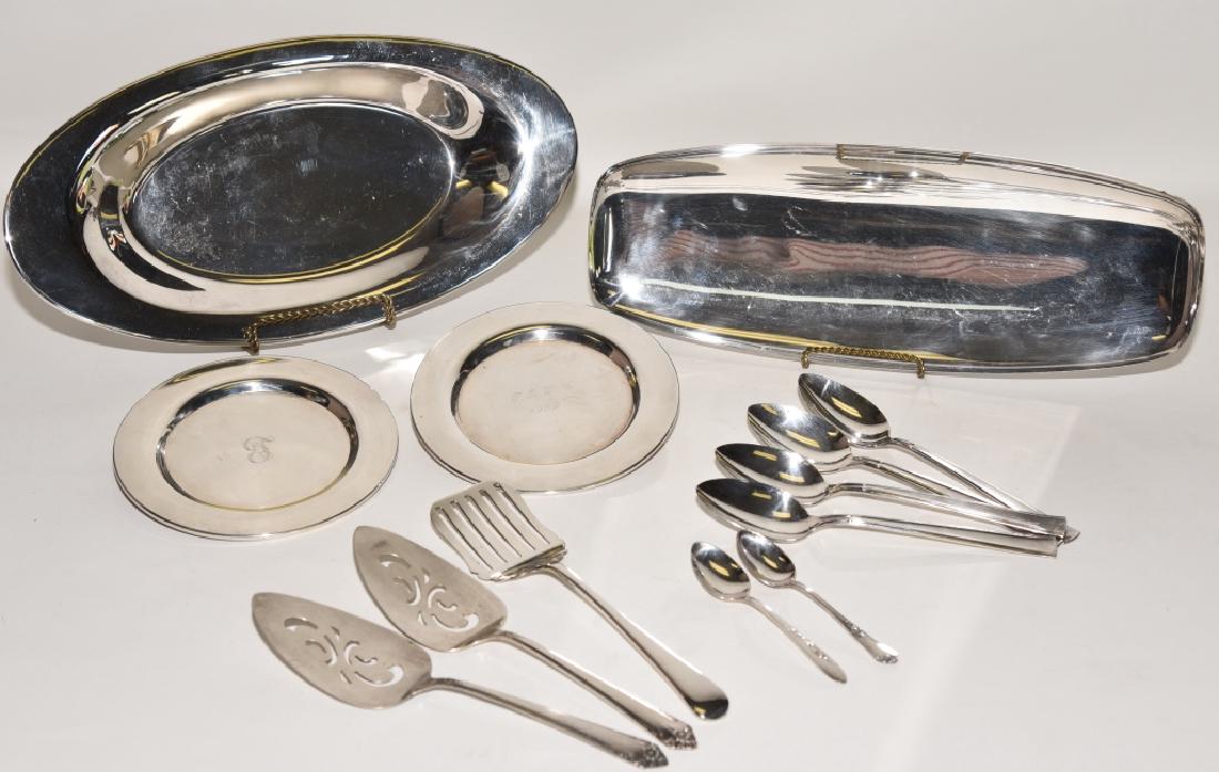 Silverplate Holloware and Flatware (1 of 4)
