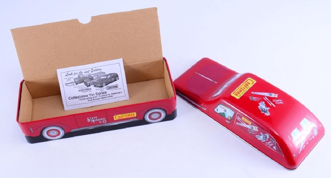 Sears 2006 Collectable Tin Series Car: Has Craftsman Logo 1930-50, 9.5" long.