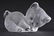 Frosted Viking Glass Paperweight/Bookend Cat