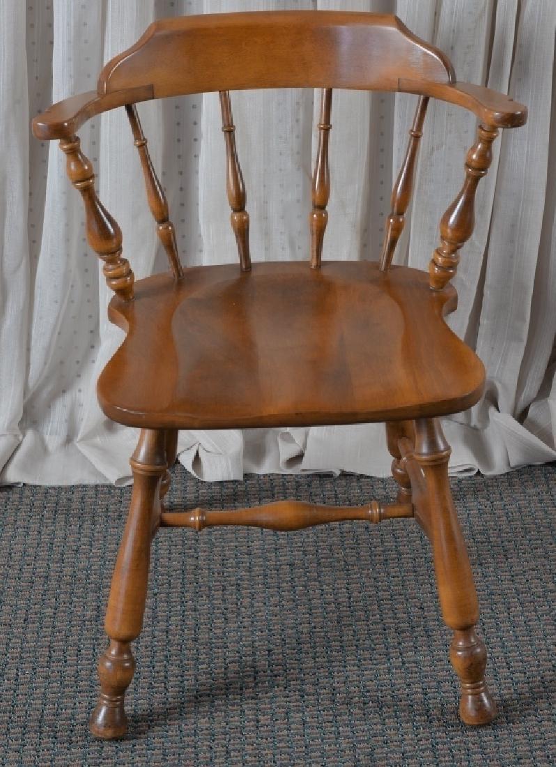 Ethan Allen Solid Maple Captain's Chair (1 of 4)