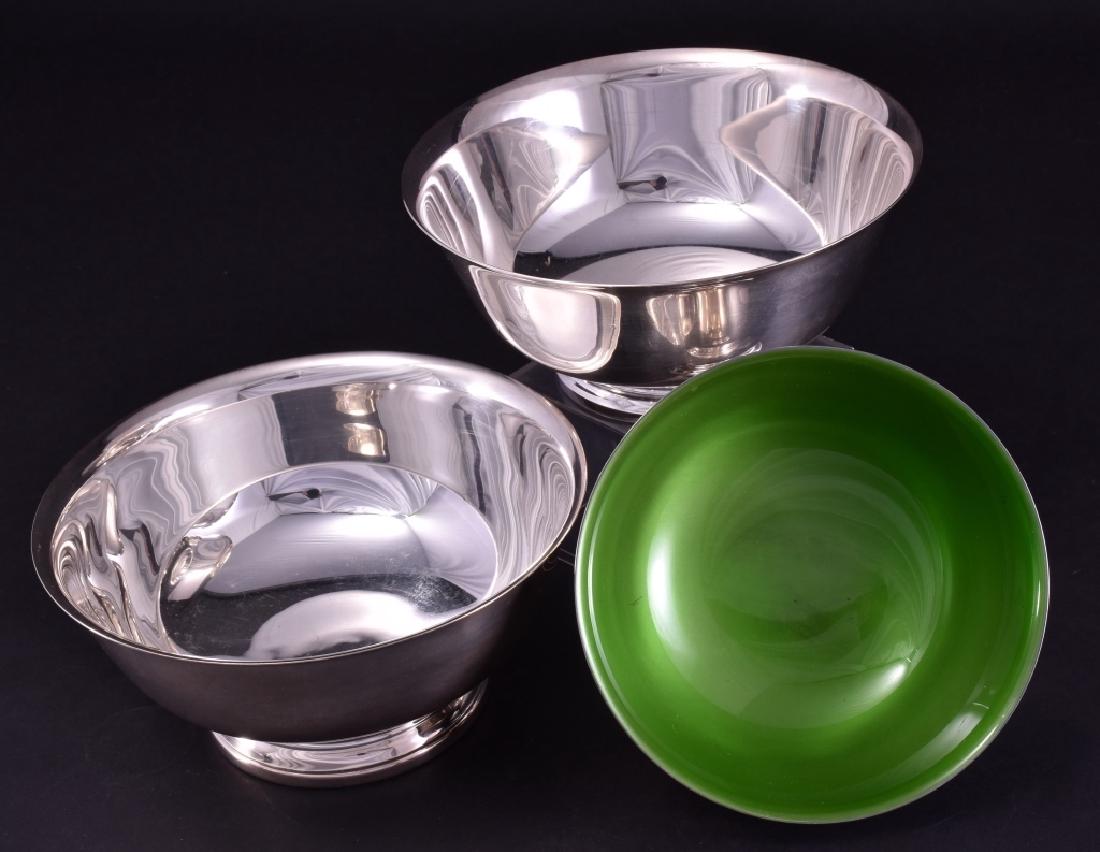 Three Silverplate Footed Bowls (1 of 4)