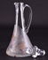Frosted Impressionistic Decanter w/Wine Stems - 5