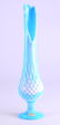Blue & White Vase w/Hobnail Body