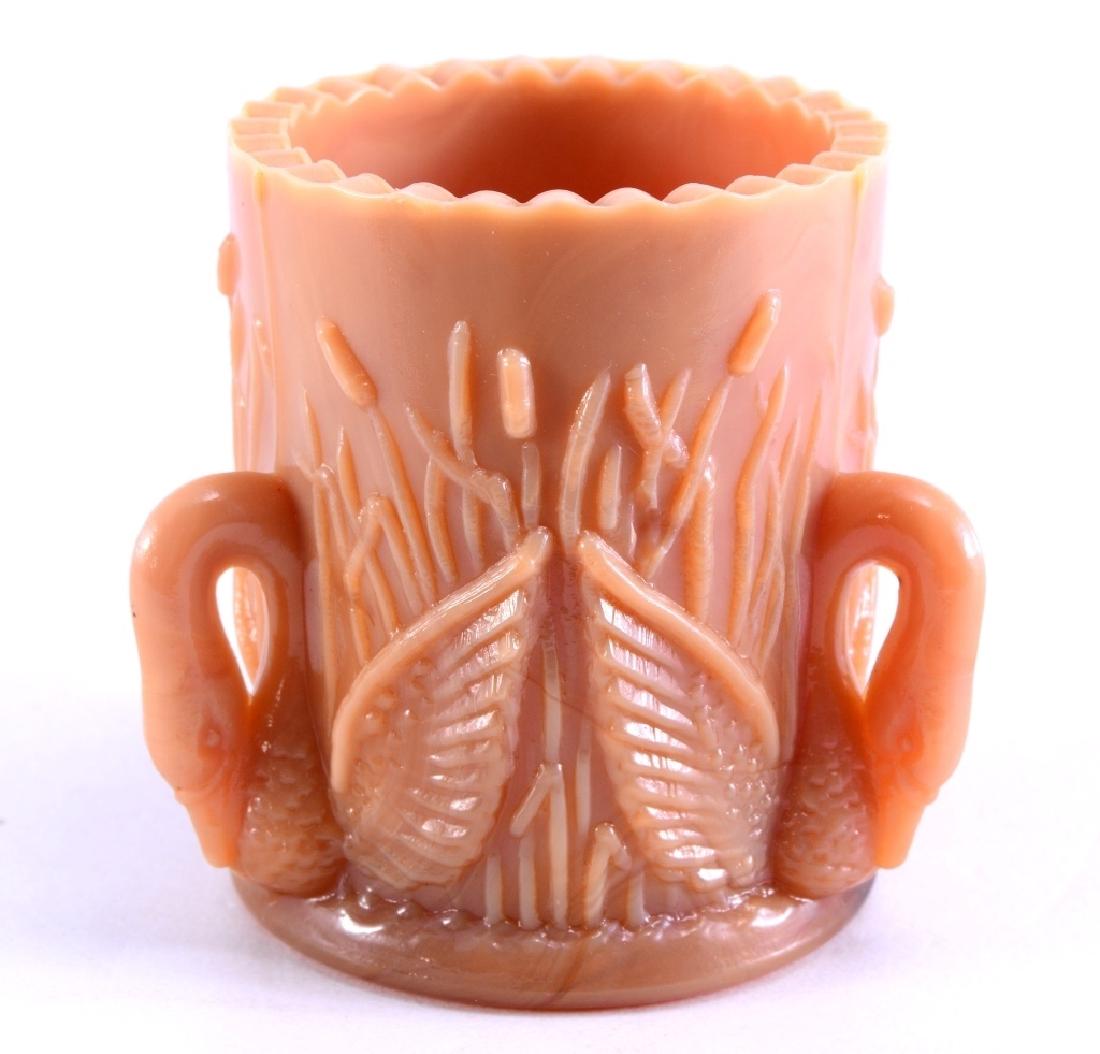 Carmel Joe St. Clair Swan Design Toothpick Holder: 2.5" high.