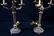 Pair Copper Tone 4-Arm Candelabra Style Lamps - 5