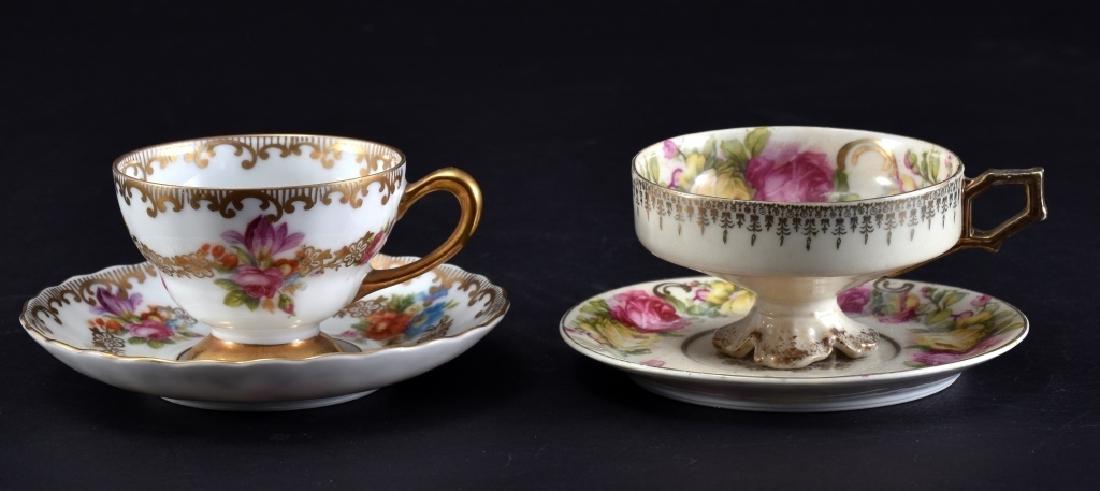 2 European Porcelain Demitasse Cups & Saucers (1 of 7)