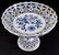 Meissen Pedestal w/Reticulated Bowl & Base Compote - 3
