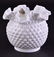 Fenton Hobnail Milkglass Vase w/Original Sticker