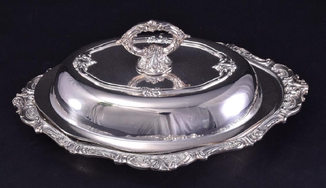 Wallace Silverplated Covered Oval Dish (1 of 6)