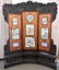Vintage Chinese 11-Part Wooden Screen