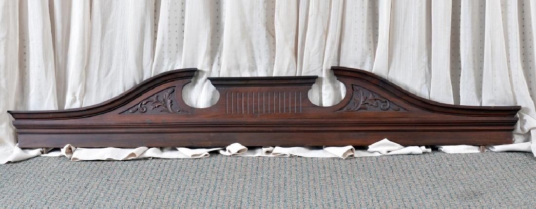 Victorian Architectural Wooden Armoire Top (1 of 6)