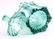 Fenton Green Covered Candy Dish - 5