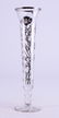 Floral Silver Overlay Bud Vase - 2