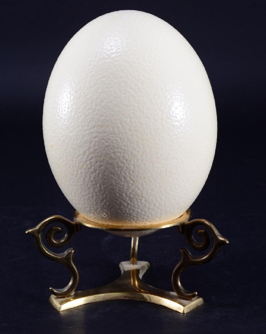 Ostrich Egg on Stand (1 of 2)