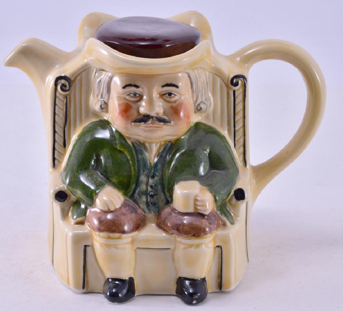 Tony Wood Staffordshire Darby & Joan Teapot (1 of 4)