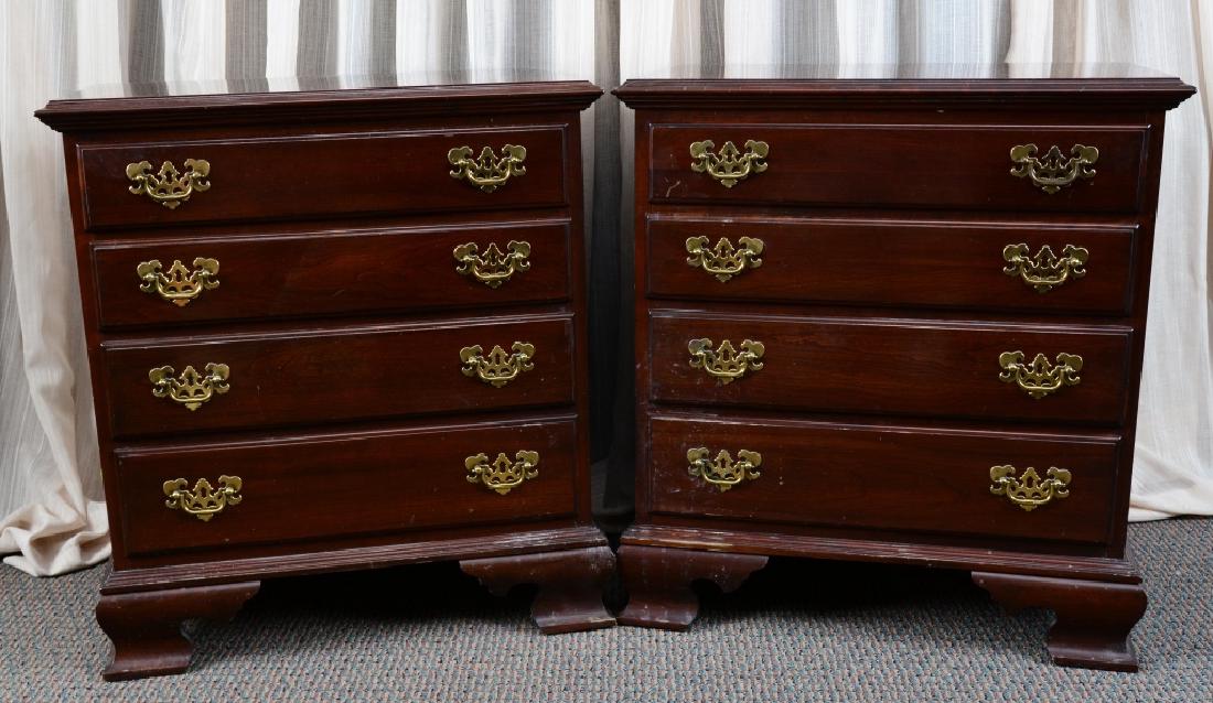 Pair Ethan Allen 4-Drawer Side Chests (1 of 6)