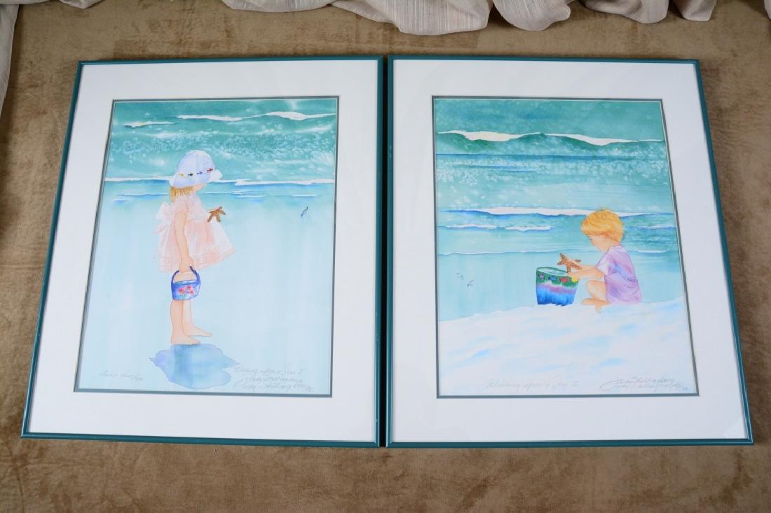 Two Judy Shillingburg Artist Proofs of Children (1 of 9)