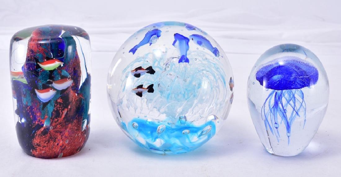 3 Handmade Sea Life Paperweights (1 of 4)