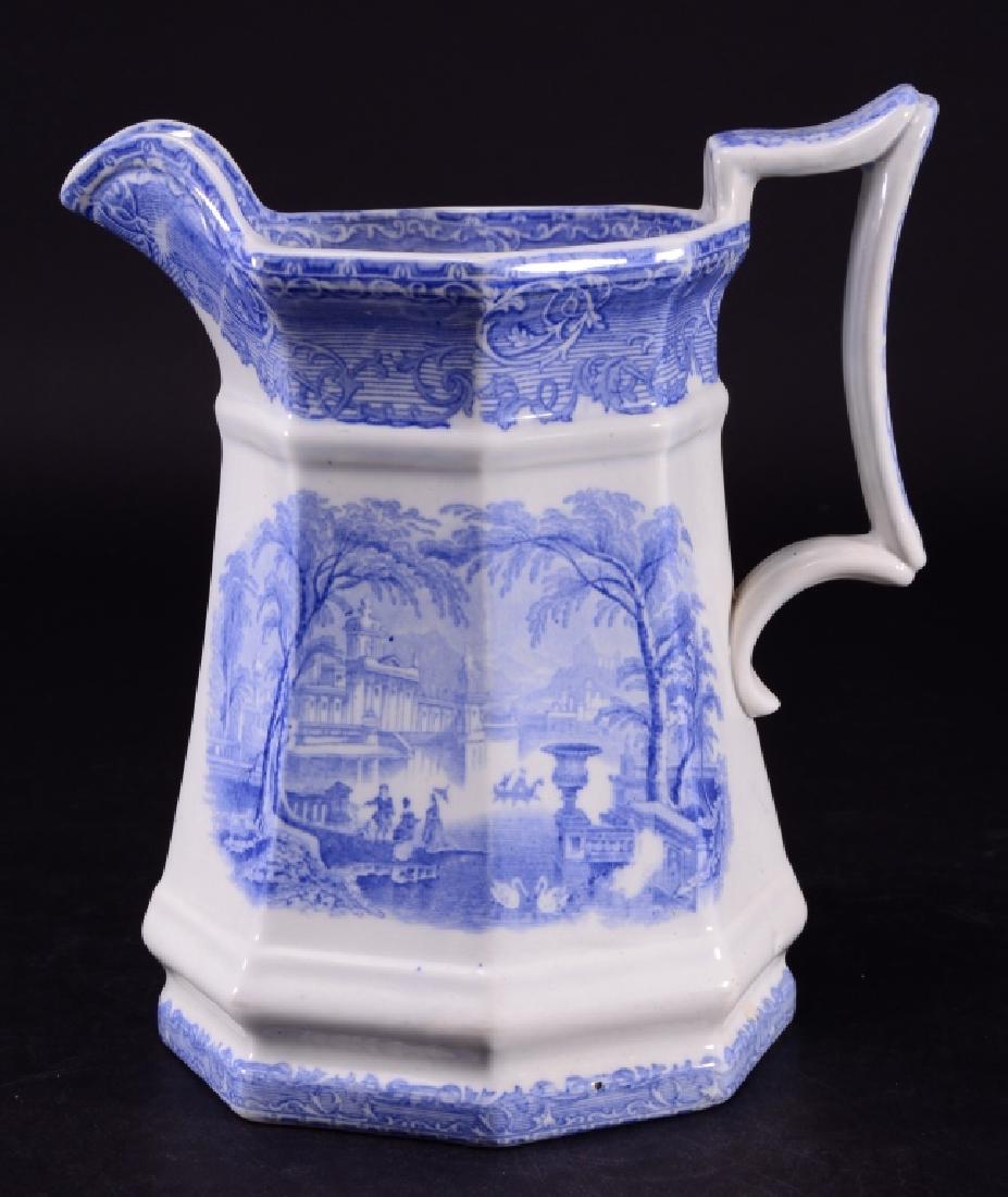 Antique Blue & White Pitcher (1 of 3)