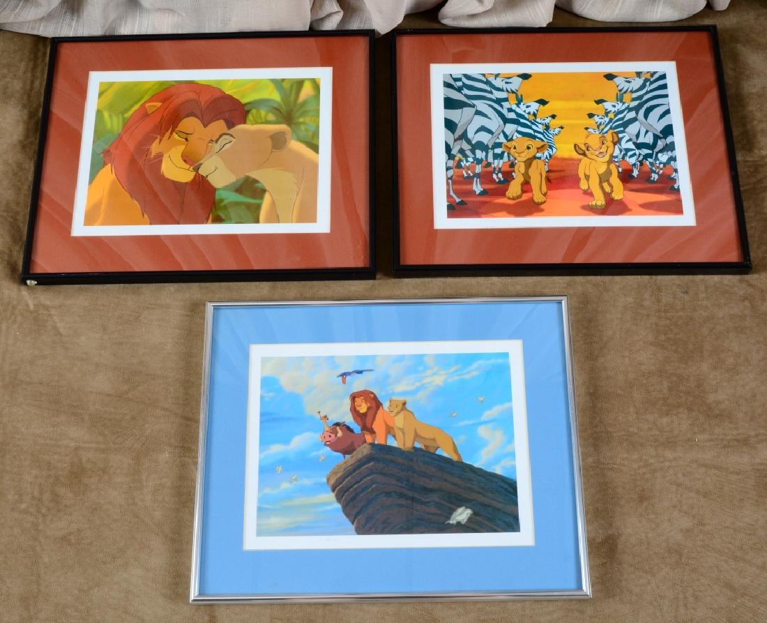 Three Lion King Framed Lithograph Prints (1 of 4)