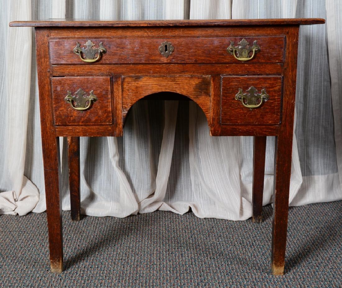 Antique Kneehole Desk (1 of 3)