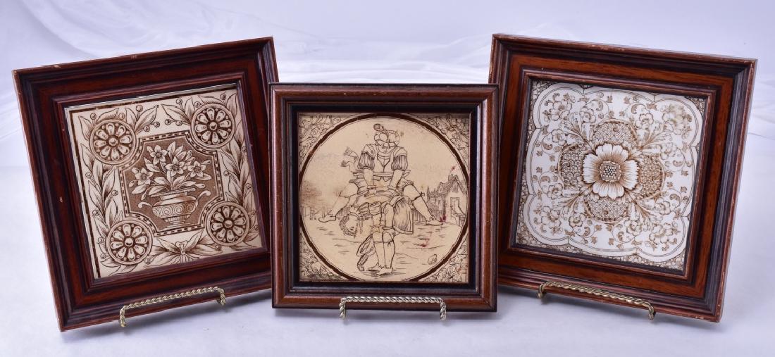 3 Pieces Wood Framed Tile Art (1 of 4)