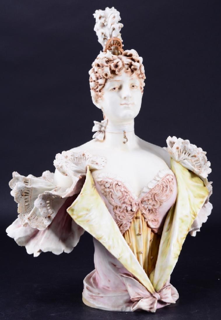 Riessner, Stellmacher & Kessel Pottery Bust (1 of 8)