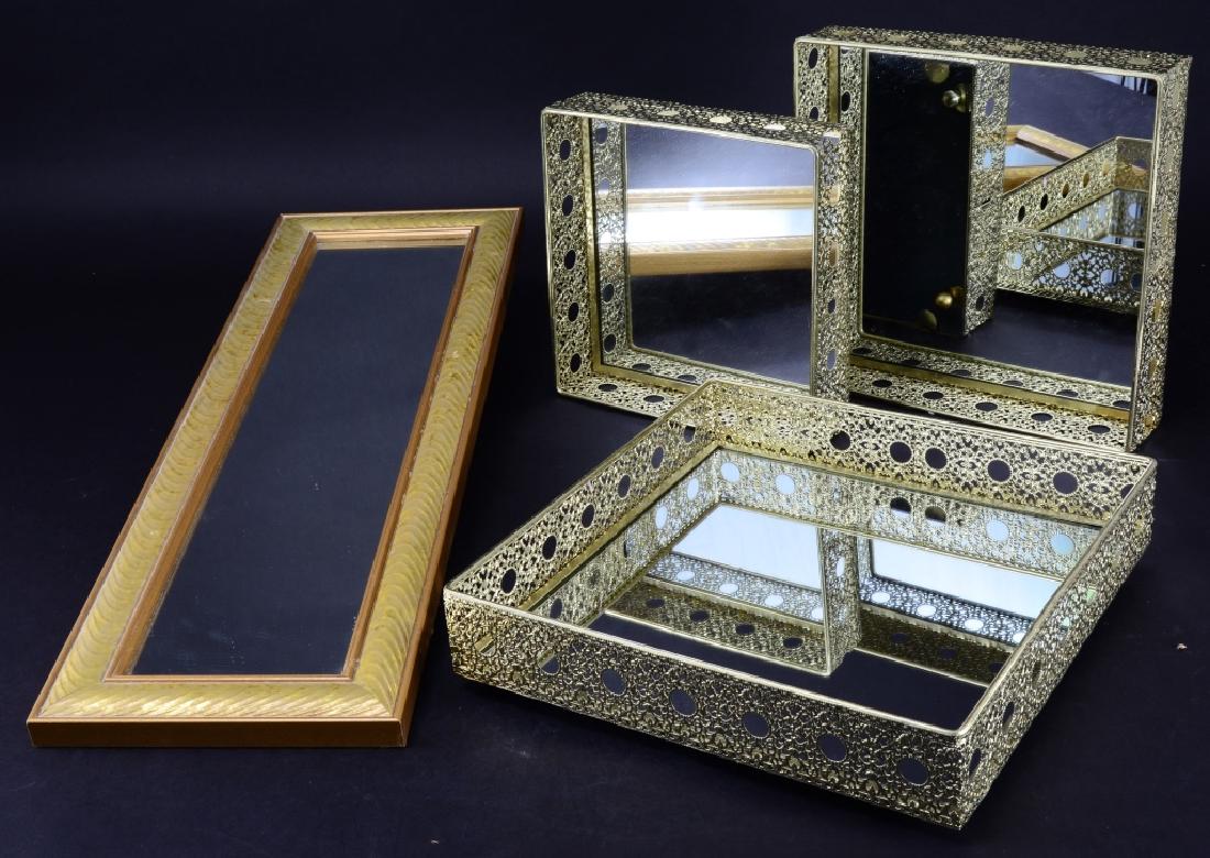 Wall Mirror & Three Dresser/Display Mirrors (1 of 4)