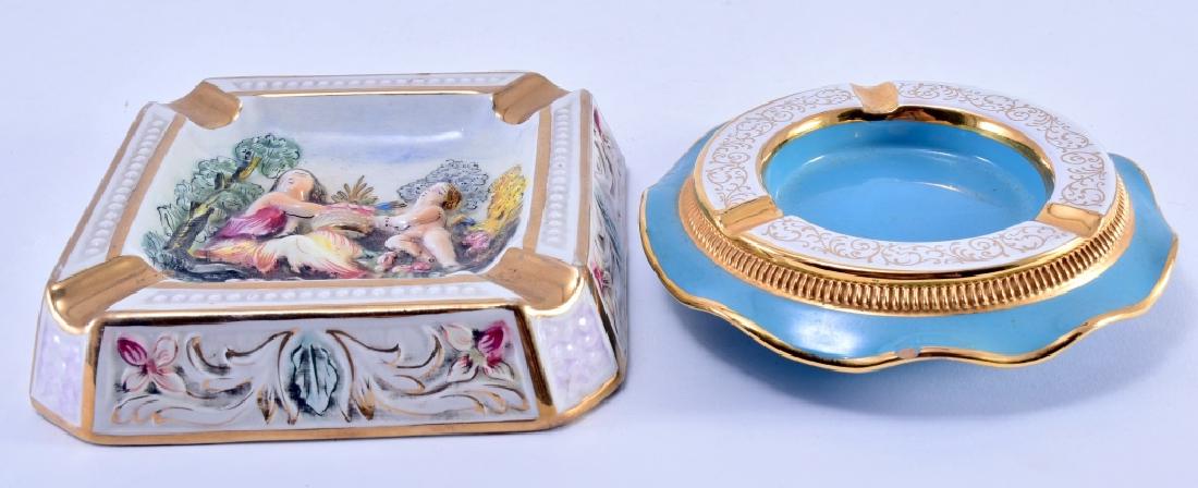 R. Capodimonte & Florentine Italian Ashtrays (1 of 6)