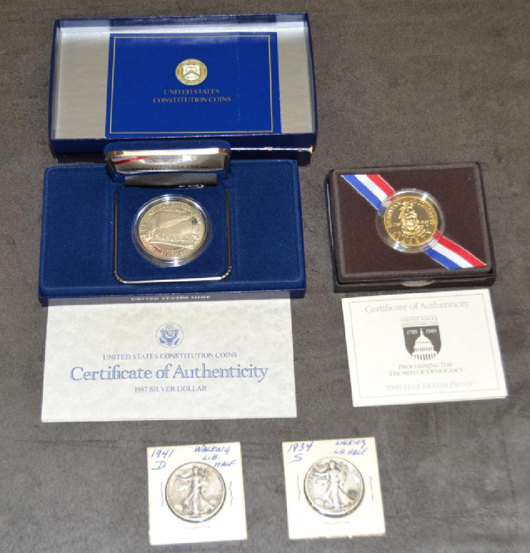 US Half Dollars and Silver Dollar (1 of 4)