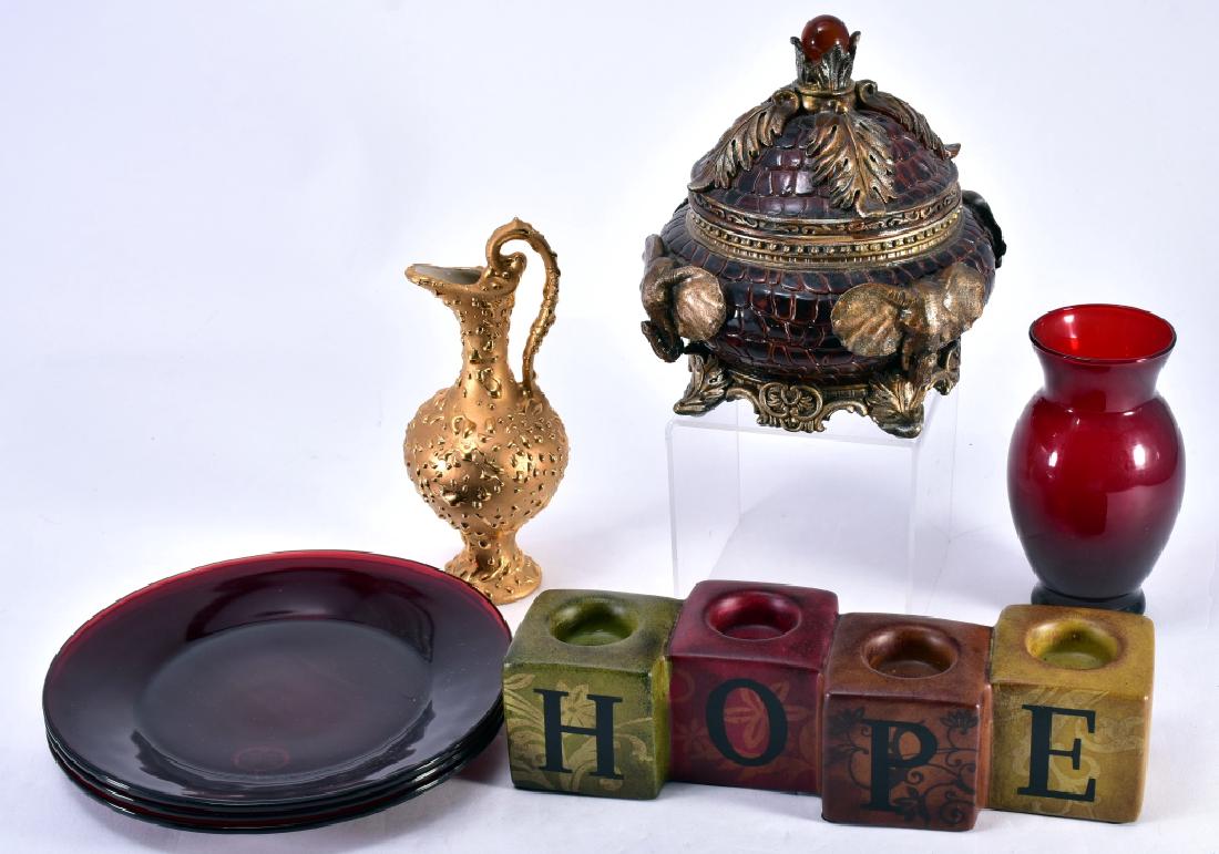 Royal Ruby Anchor Glass & More (1 of 4)