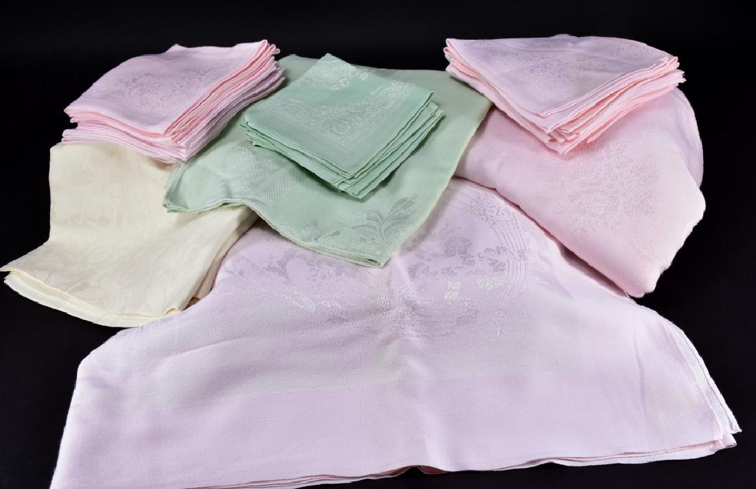 Linen Tablecloths & Napkins in Soft Colors (1 of 3)