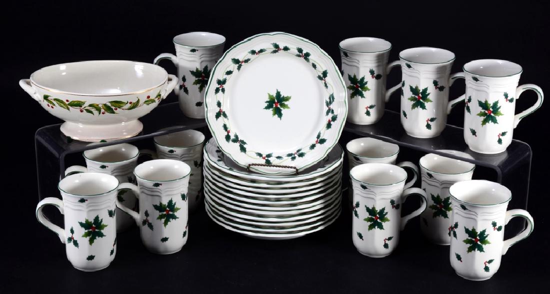 Mikasa French Countryside Holiday Holly Dishes (1 of 5)