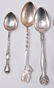 10 Sterling Silver Souvenir Spoons - 2