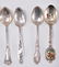 10 Sterling Silver Souvenir Spoons - 4
