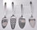 4 Silverplate Pie/Pastry Servers