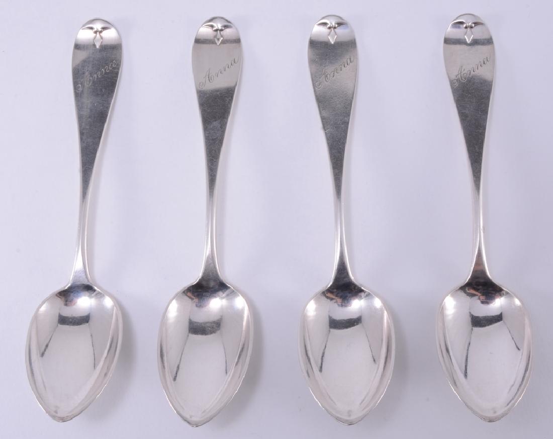4 J. Moulton Coin Silver Spoons (1 of 3)
