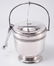 Silverplate Ice Bucket w/Tongs & Trays - 5