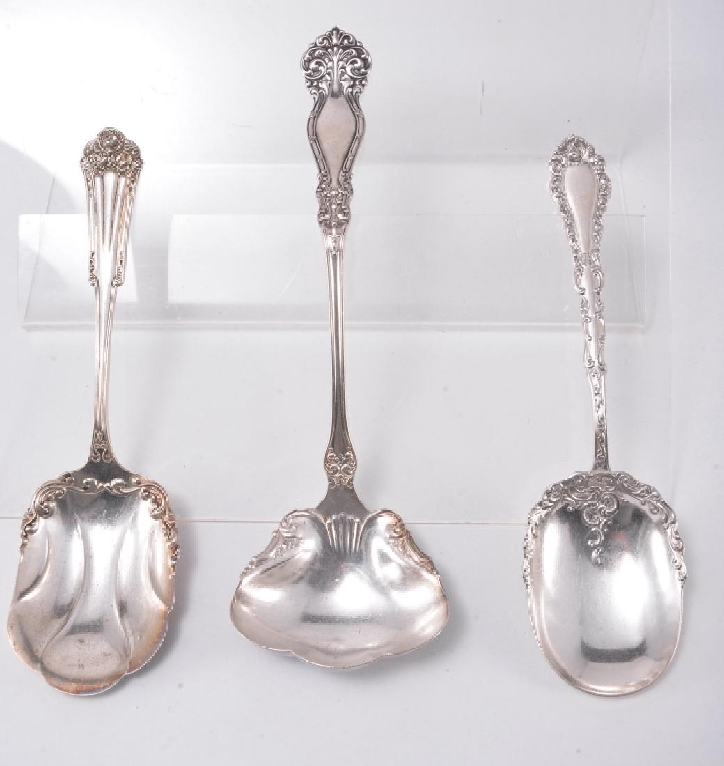 Silverplate Serving Spoons & Ladle (1 of 3)