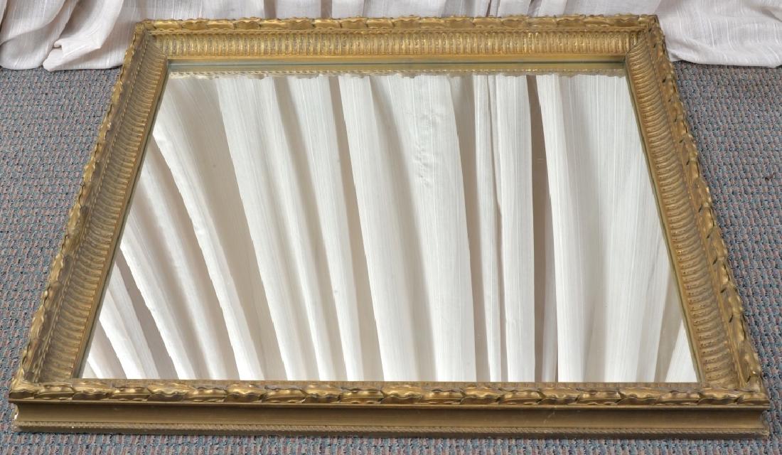 Carved Wood Frame Mirror (1 of 2)