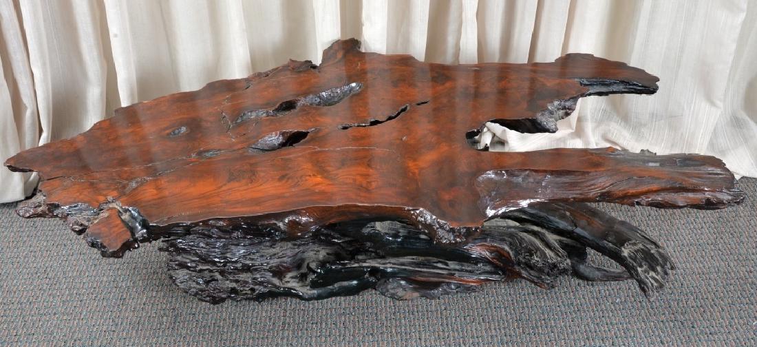 Redwood Tree Free Form Coffee Table (1 of 6)