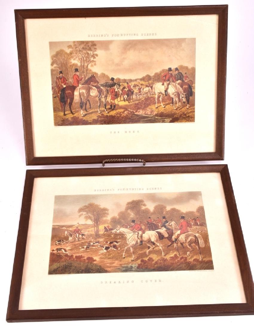 Herring's Fox Hunting Scenes Framed Artwork (1 of 5)