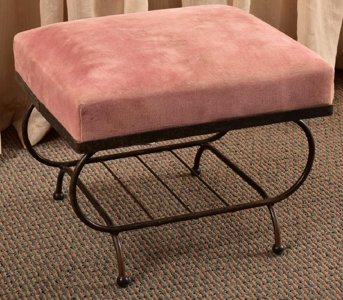 Wrought Iron Footstool (1 of 2)