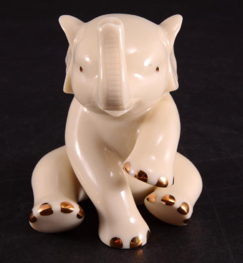 Lenox Sitting Elephant Miniature Figurine