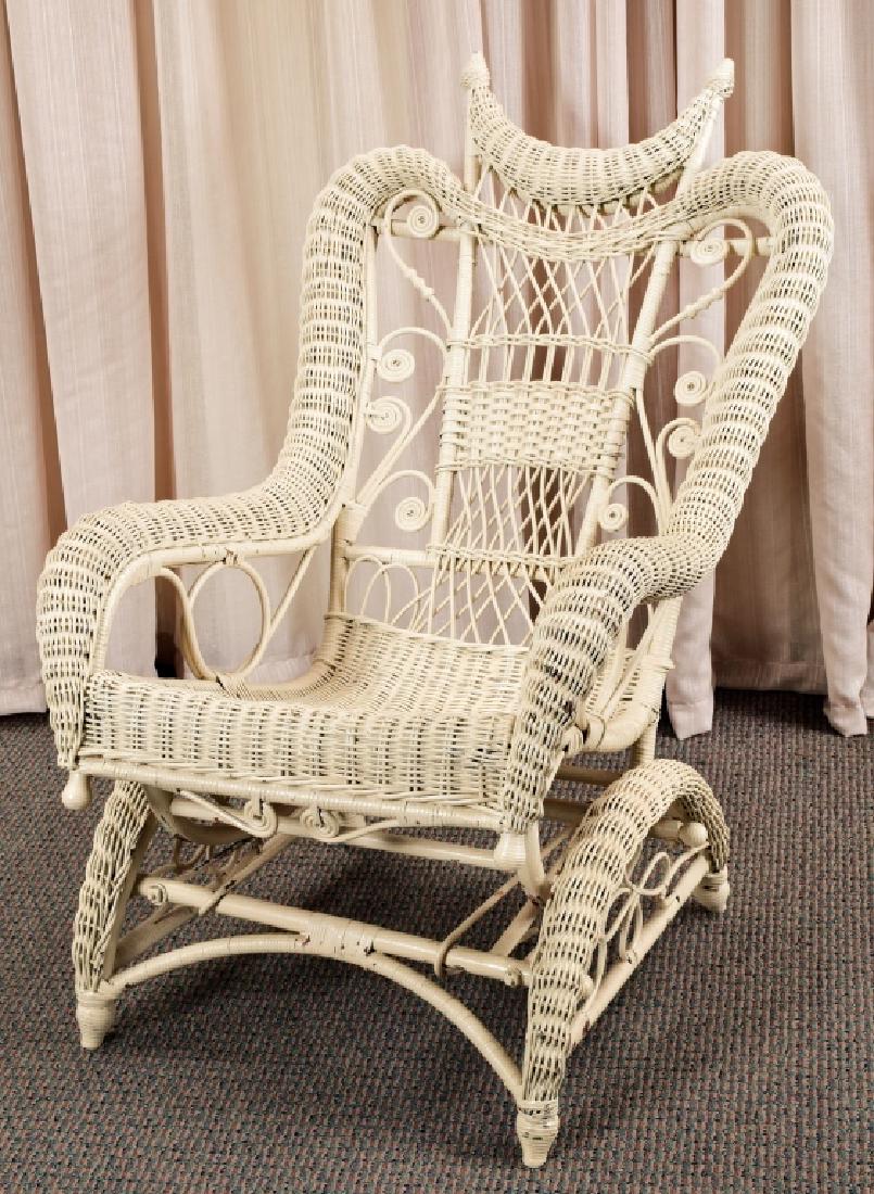 Victorian Wicker Rocker (1 of 6)